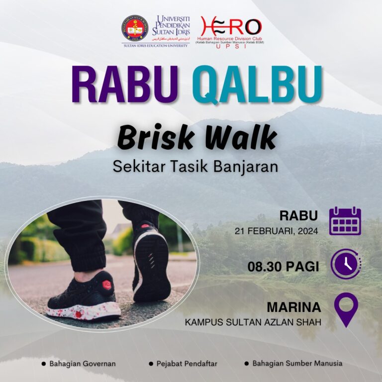 rabu-qalbu-kelab-hero-briskwalk-sekitar-tasik-banjaran